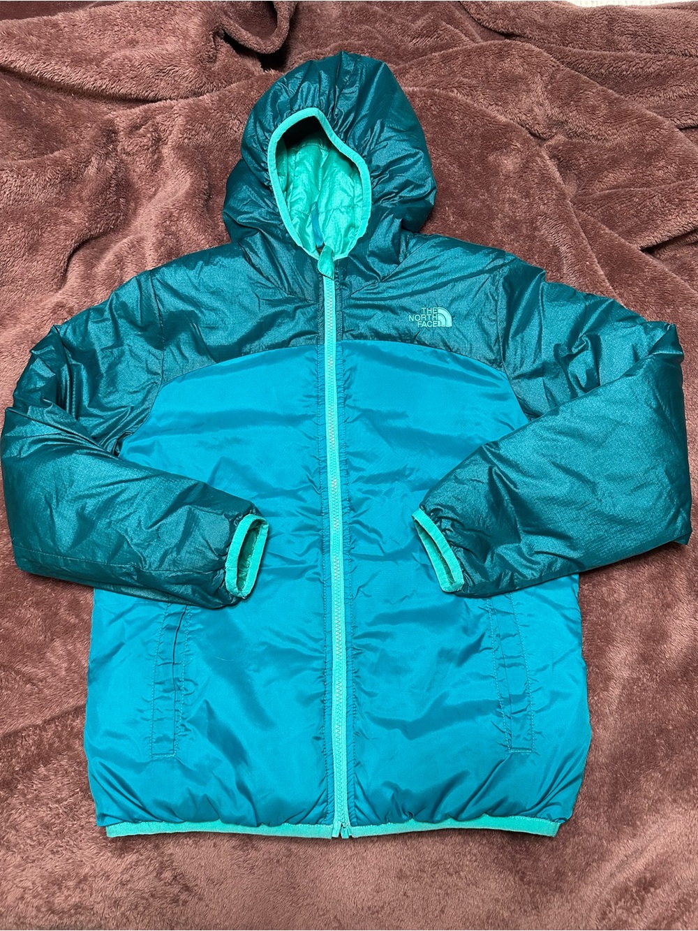 Youth North Face 550 Puffer Coat 14/16